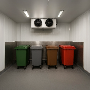 A waste cold room (or waste cold chamber)