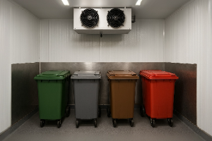 A waste cold room (or waste cold chamber)