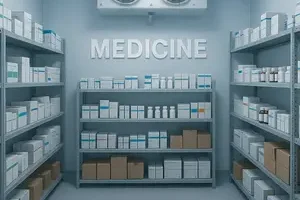 a cold room designed for Pharmaceutical use