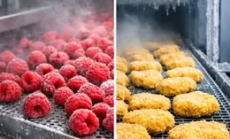 مقایسه بین دستگاه های انجماد صنعتی و محصول خروجی آنها